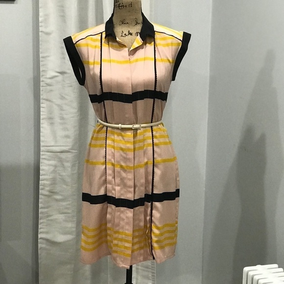 Jason Wu collared pleated mini dress size S Target - Picture 3 of 8